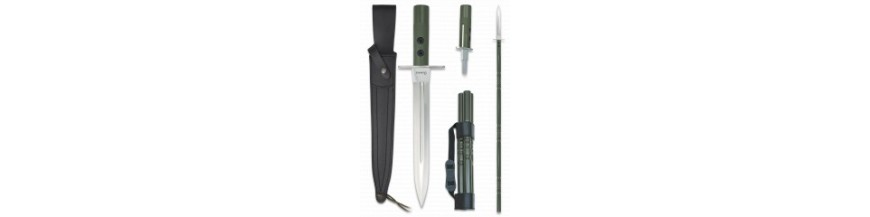 Lanzas de Caza - Lanzas desmontables para Caza - cuchillos y machetes